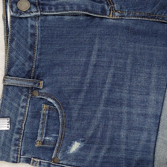 Paige Distressed Jimmy Jimmy Denim Jean Short Size 27 - Picture 3 of 14